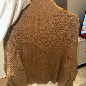 Cozy Brown Knit Sweater